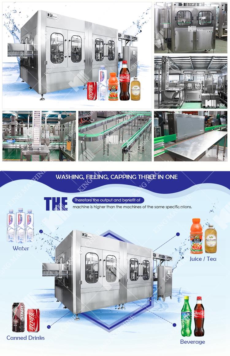 Apa automată pentru băuturi de băut Bottling Machine.jpg